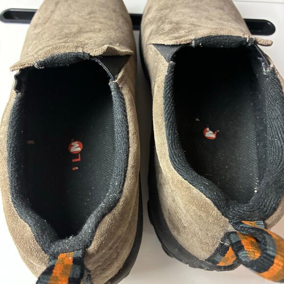 Merrell Jungle Moc Gunsmoke Suede Leather Slip On Performance Shoe Women’s 8.5 - Picture 4 of 11